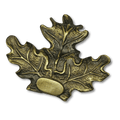 Egeløv i bronze