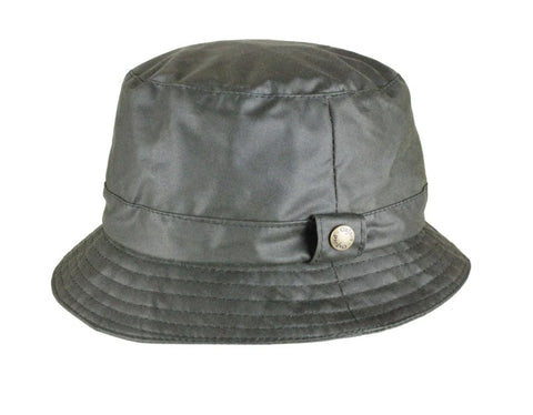 Oxford Blue bøllehat, brun oilskin