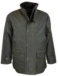 Oxford Blue Kingbridge Oilskin Herre Jakke