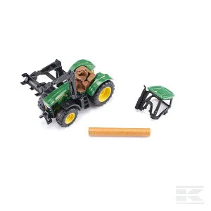 Siku John Deere med stammegrab